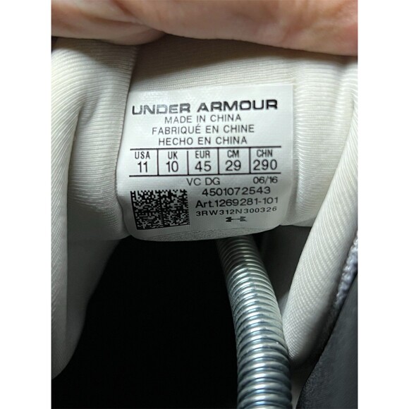 Under Armour UA Lockdown Basketball Sneakers Shoes Men's Size 11.5, 1269281-035 - Picture 10 of 10